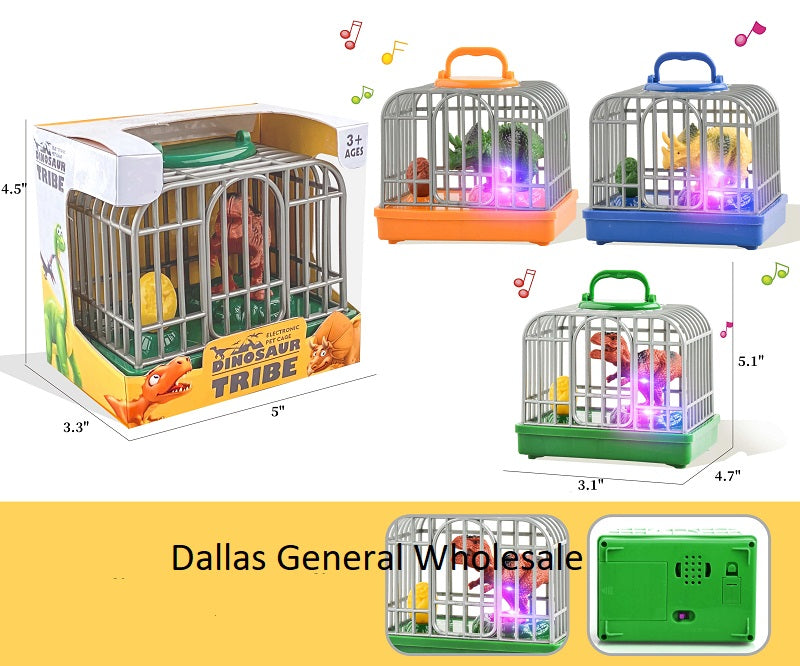 Electronic Dinosaurs Carrier Cage -(Sold By Dozen =$59.99)