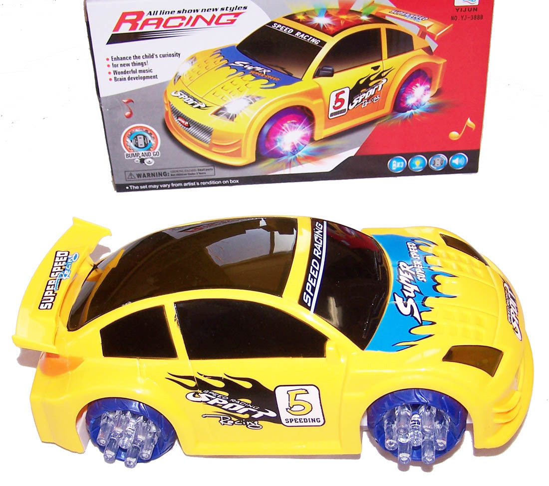 Buy BATTERY OPERATED BUMP AND GO RACE CAR ( sold by the piece or dozen Bulk Price