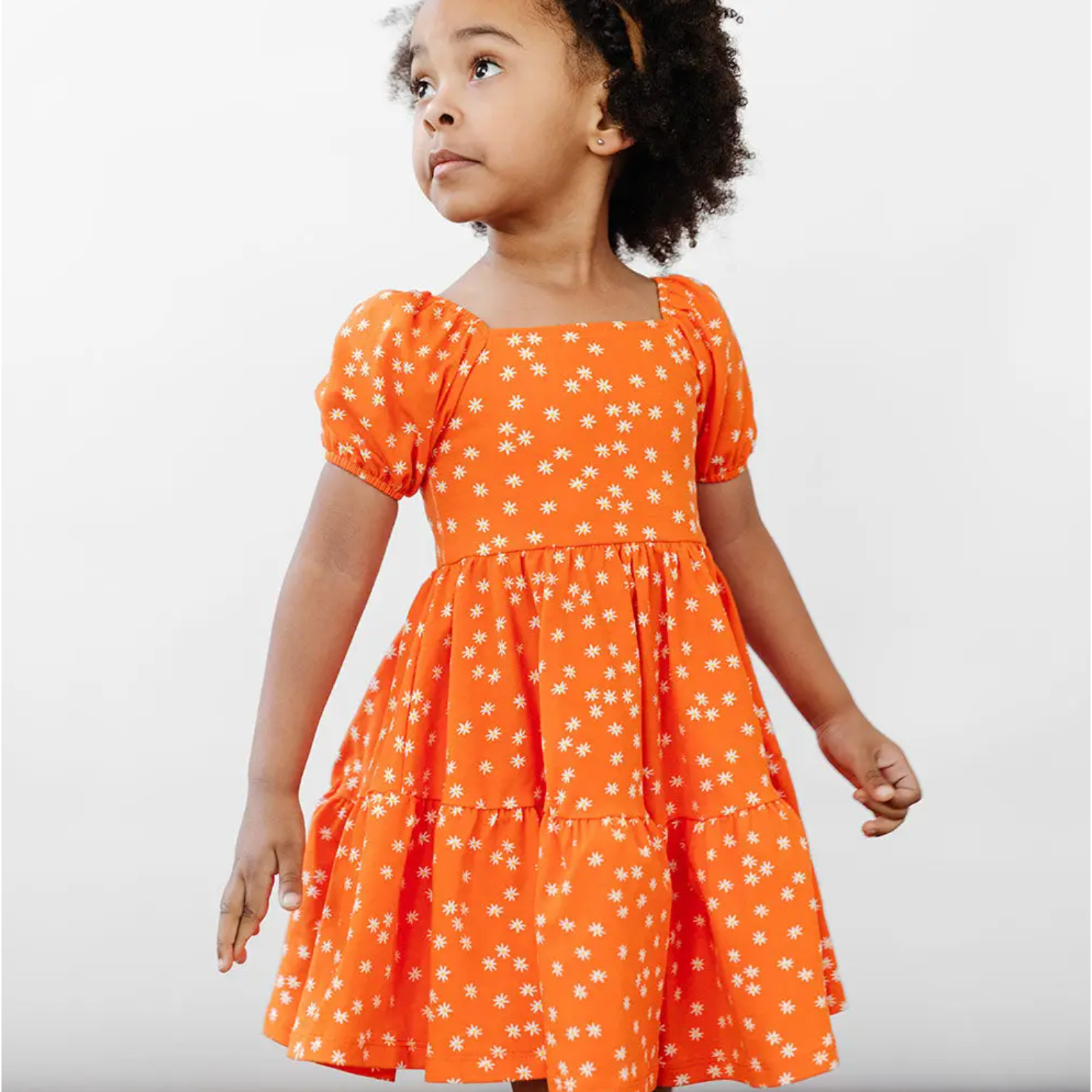 the juliet dress dress in puffin daisy