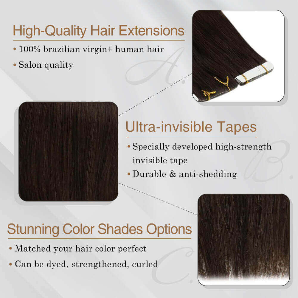 Seamless Injection Tape In Hair Extensions