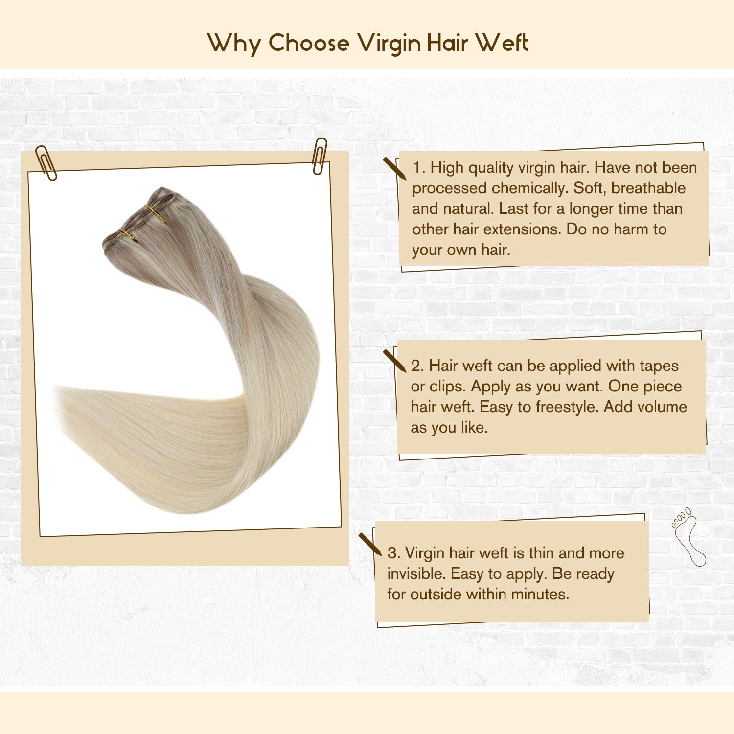 Hair Weft Bundles Virgin Hair
