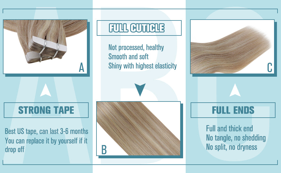 virgin tape in hair