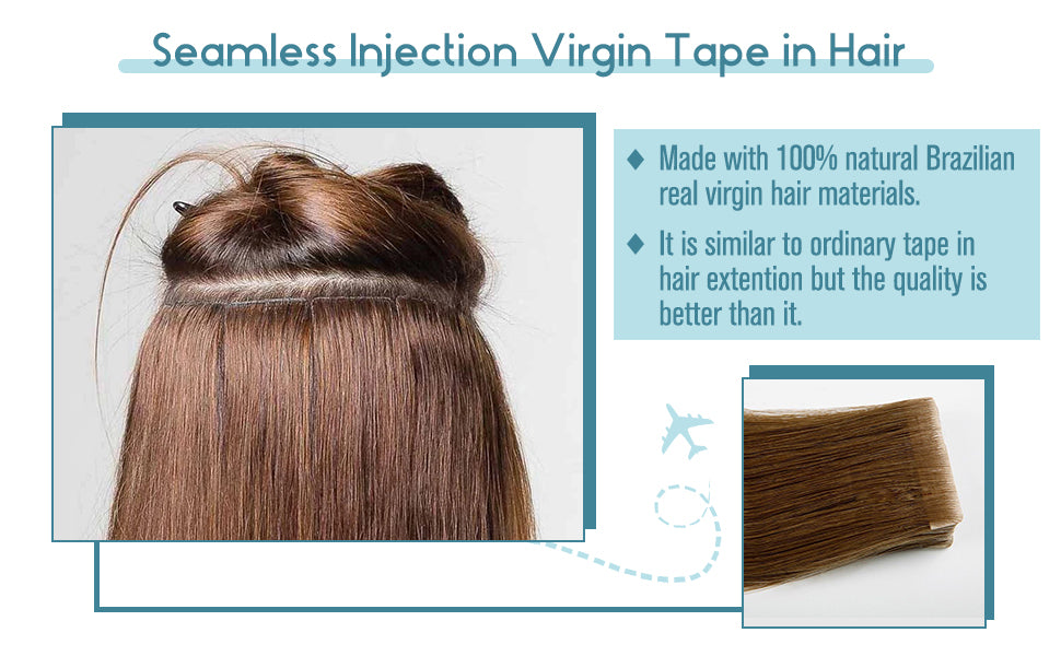 Seamless Injection Tape in Hair