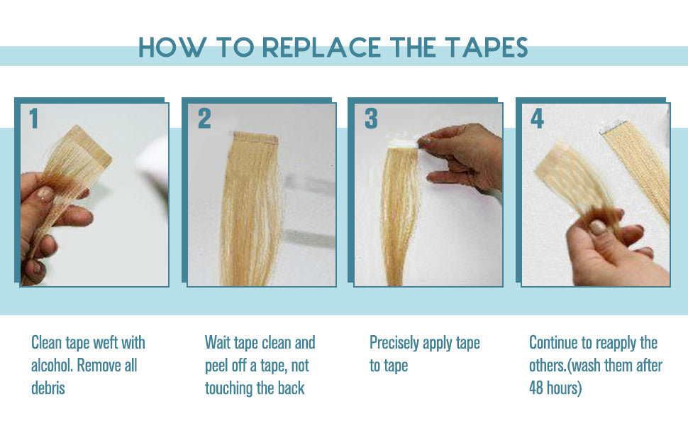 virgin tape in hair