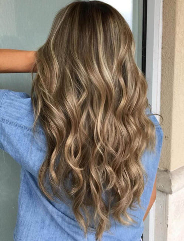 blonde hair extensions real human hair chocolate brown to caramel blonde