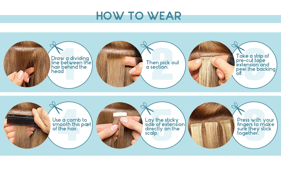 virgin tape in hair