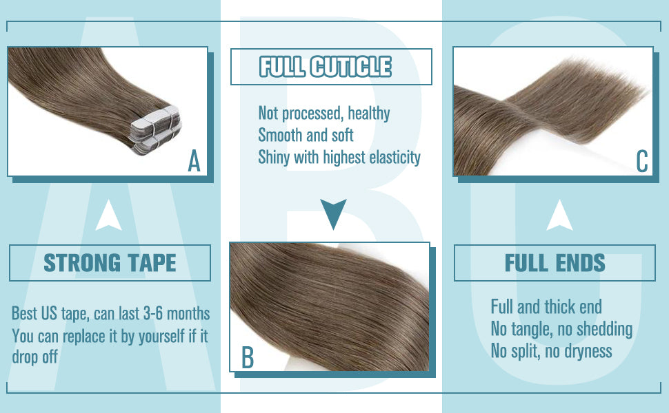 tape in hair