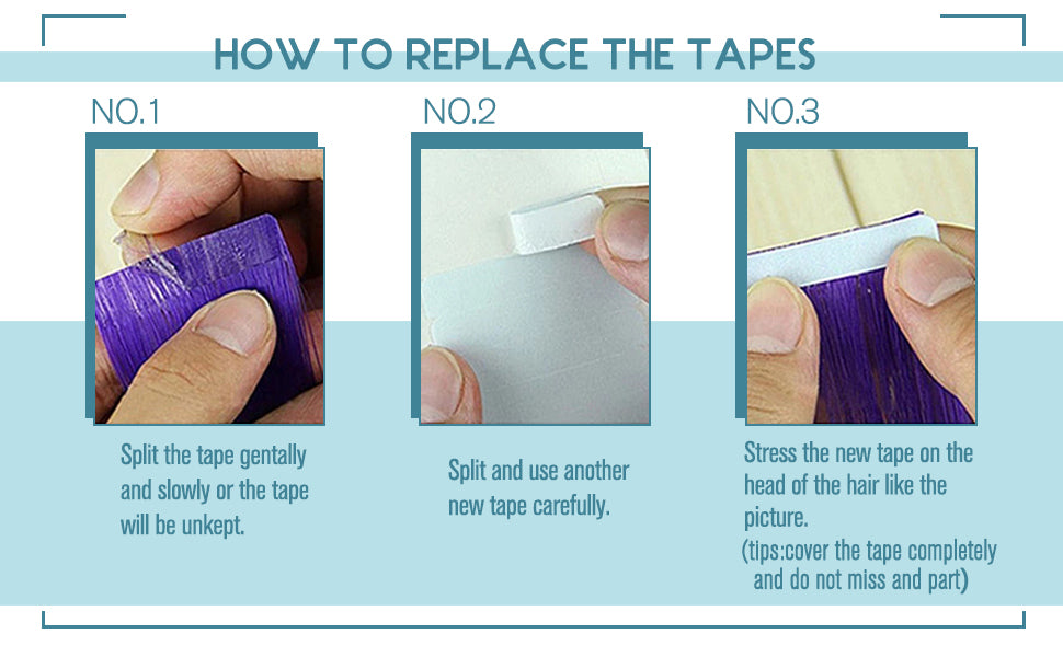 virgin tape in hair