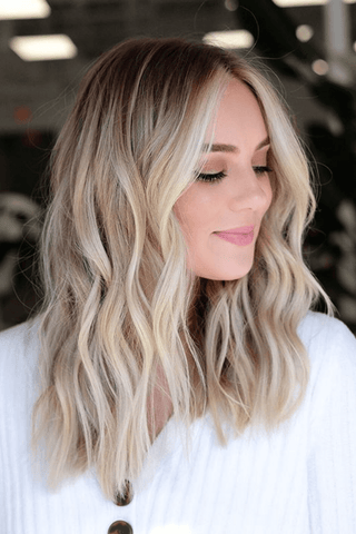 blonde hair extensions human hair dark roots