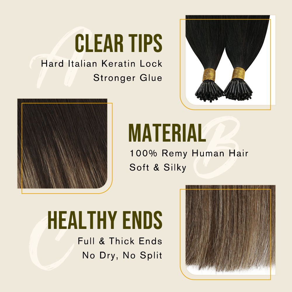 Keratin I Tip Hair Extensions