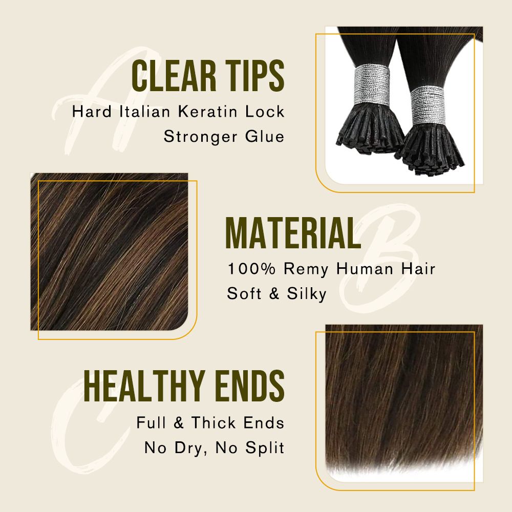 Keratin I Tip Hair Extensions