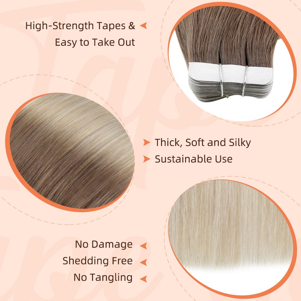 Remy Tape in Hair Extensions