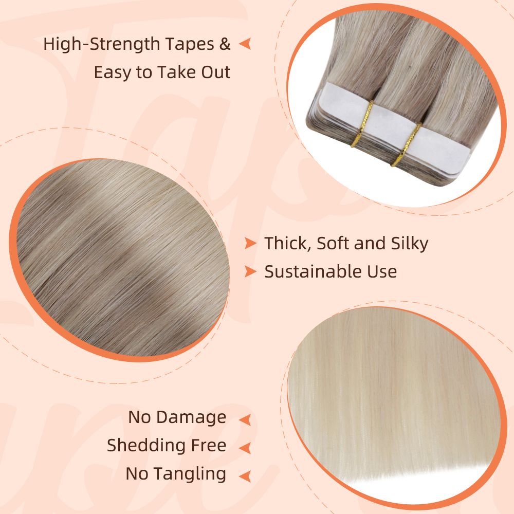 virgin tape in hair extensions