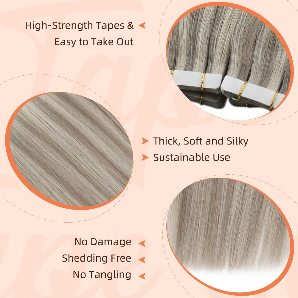 virgin tape in hair extensions