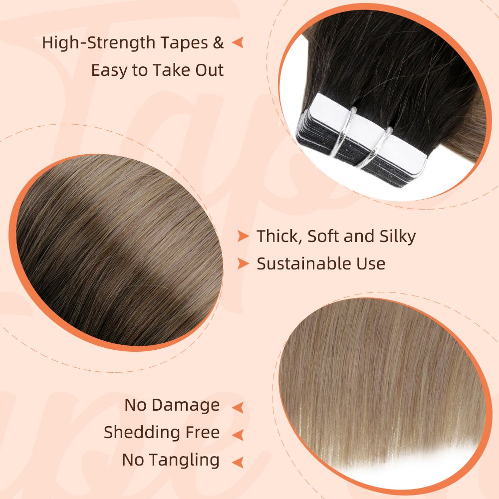 virgin tape in hair extensions