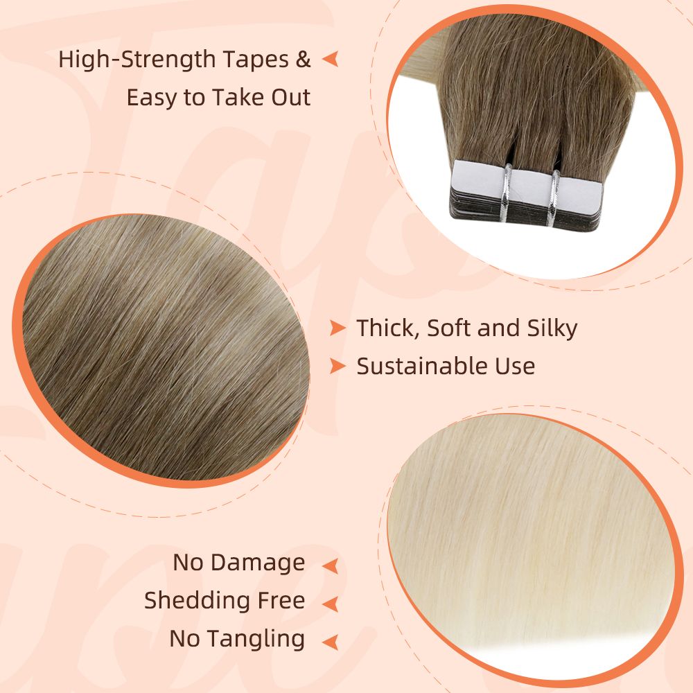 virgin tape in hair extensions