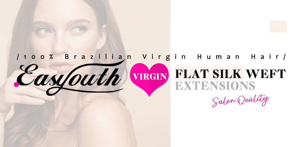 Virgin Flat Silk Weft Hair