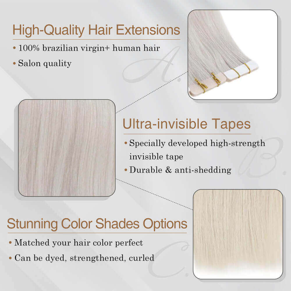 tape in hair extensions salon