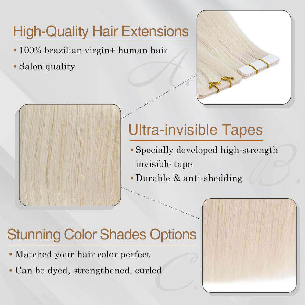 Seamless Injection Tape In Hair Extensions