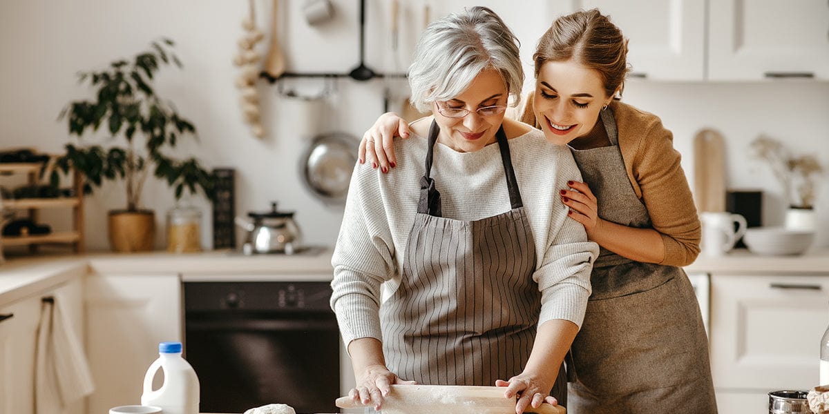 daughter and mother