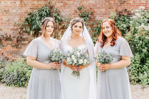 ever pretty grey bridesmaid dresses