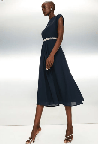 dark blue bridesmaid dresses