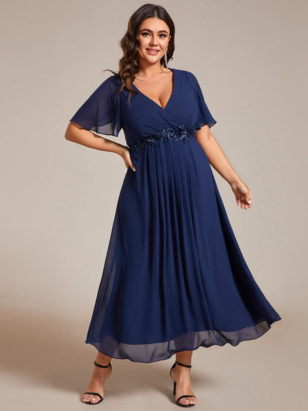empire waist midi dress from ever-pretty