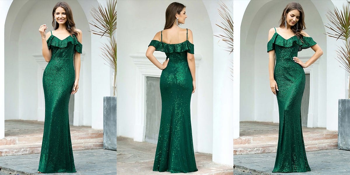 Sequin Evening Dress