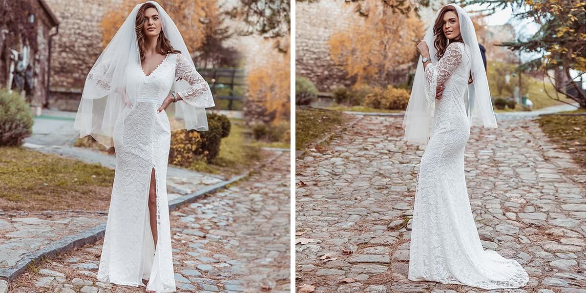 Maxi Mermaid Lace Wedding Dress