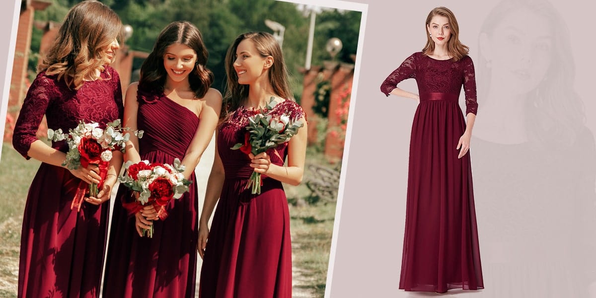 Lace Evening Dress with Half Sleeve