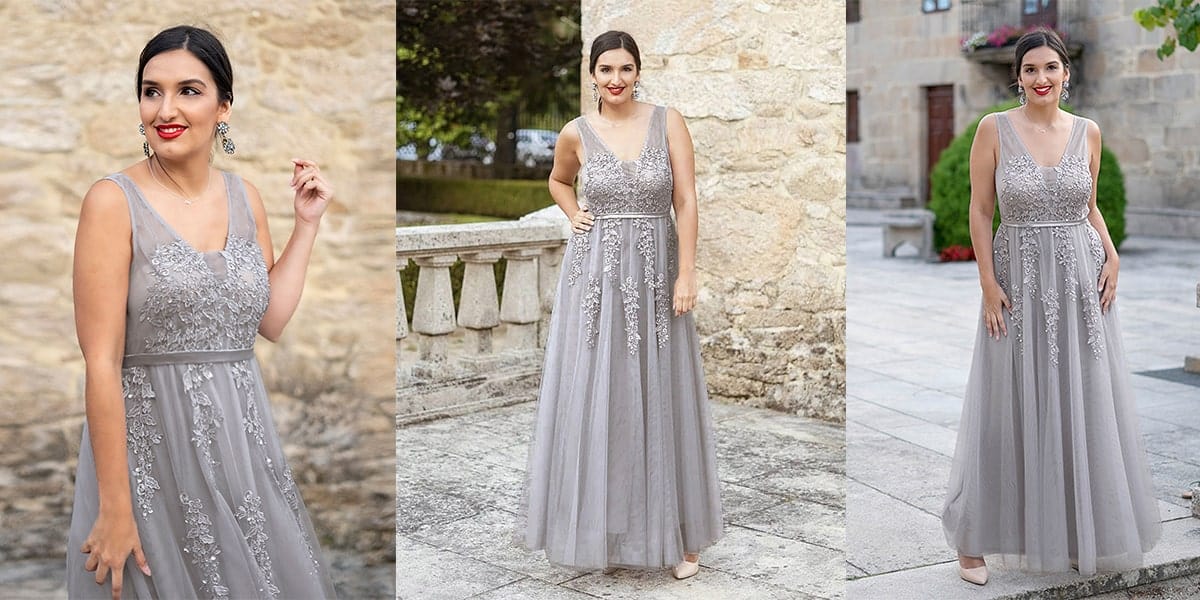 Ethereal Plus Size Tulle Evening Dresses