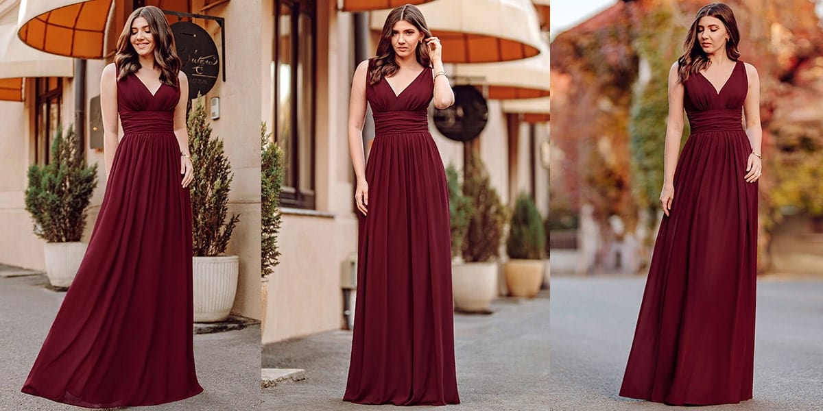 Semi-Formal Chiffon Maxi Dress