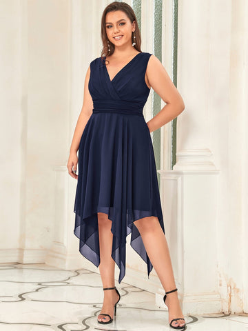 Asymmetrical High Low Dress