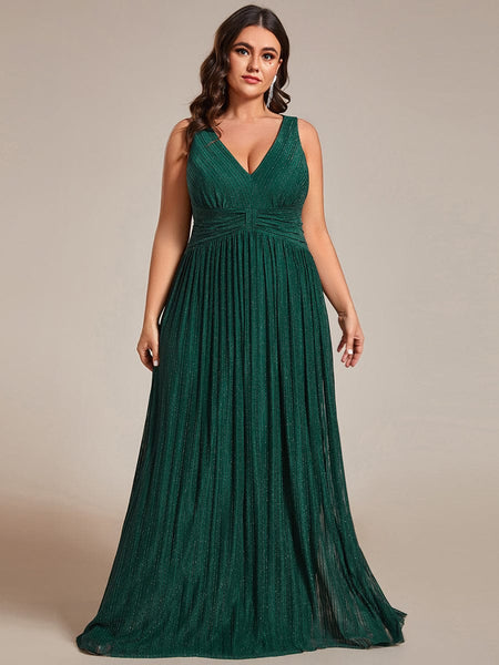 sleeveless a-line maxi dress