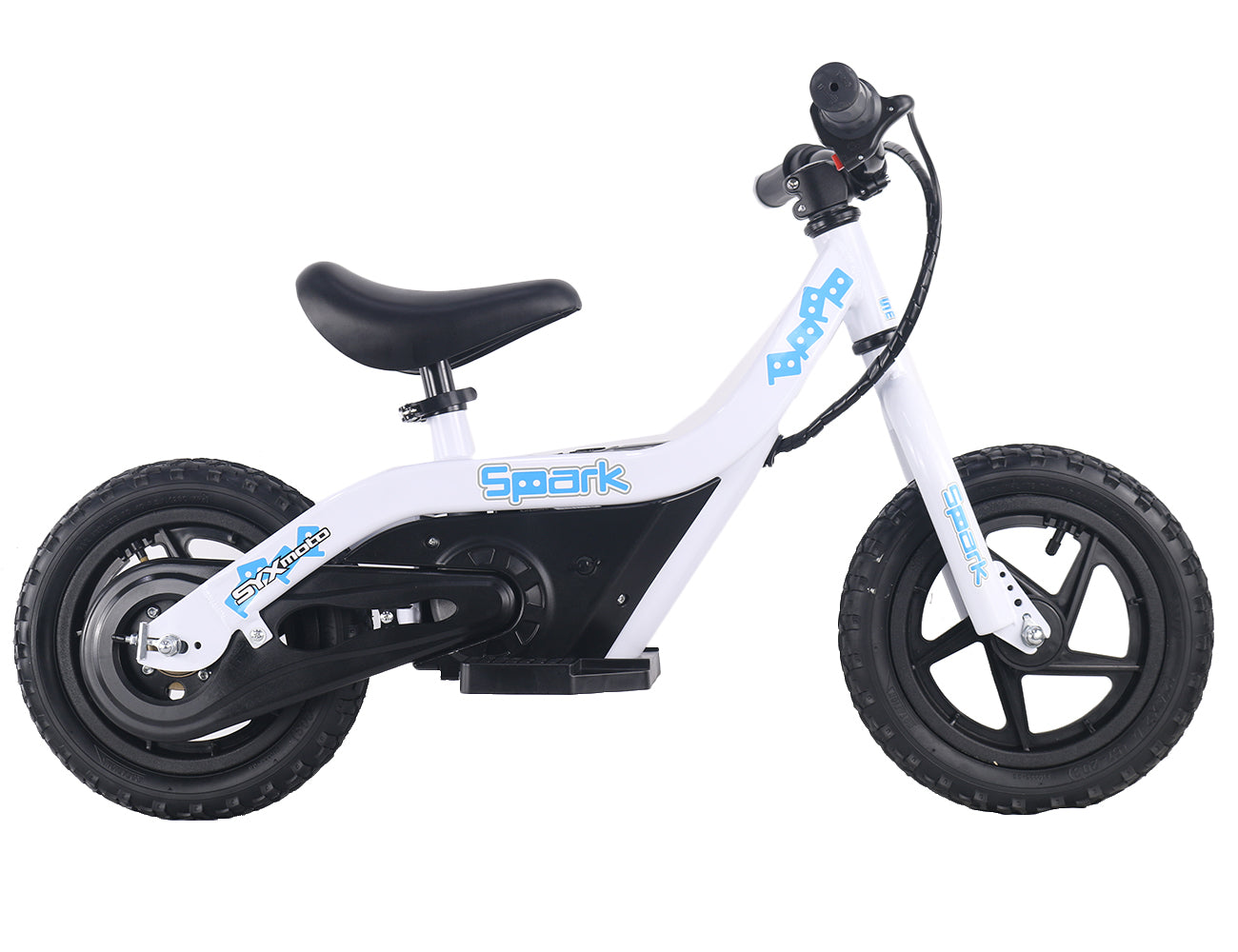 SYX MOTO SPARK Mini Electric Balance Bike, White