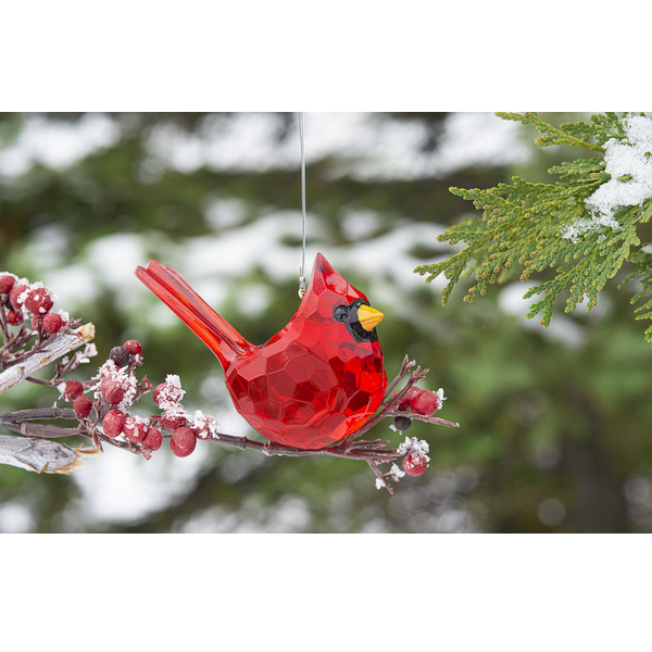 Crystal Expressions Elegant Cardinal Ornament