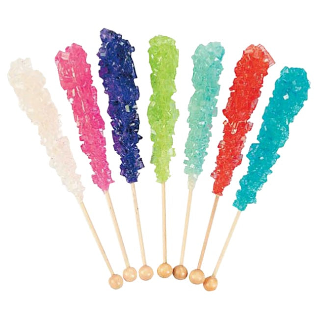 Old Fashioned Rock Candy on a Stick, Assorted Flavors