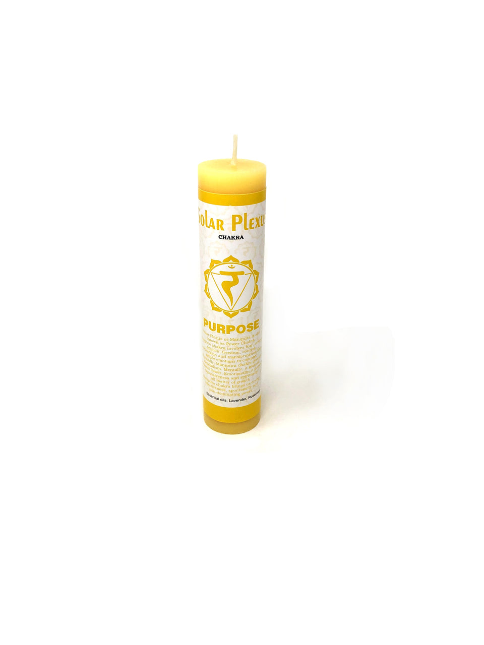 Chakra Scented Pillar Candles- Solar Plexus 7