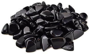 Obsidian, Black - Tumbled