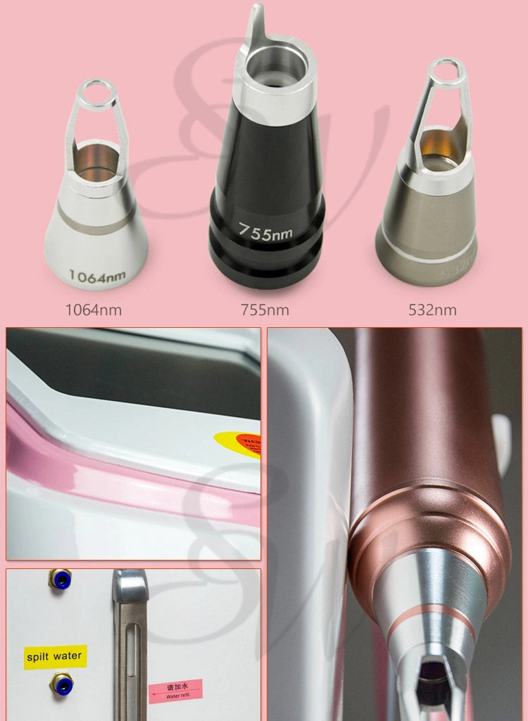 opt shr ipl + rf + nd yag激光脱毛机