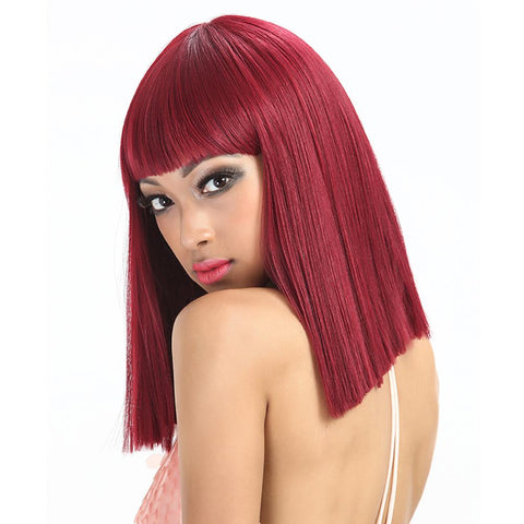 burgunry Lace Front Wig