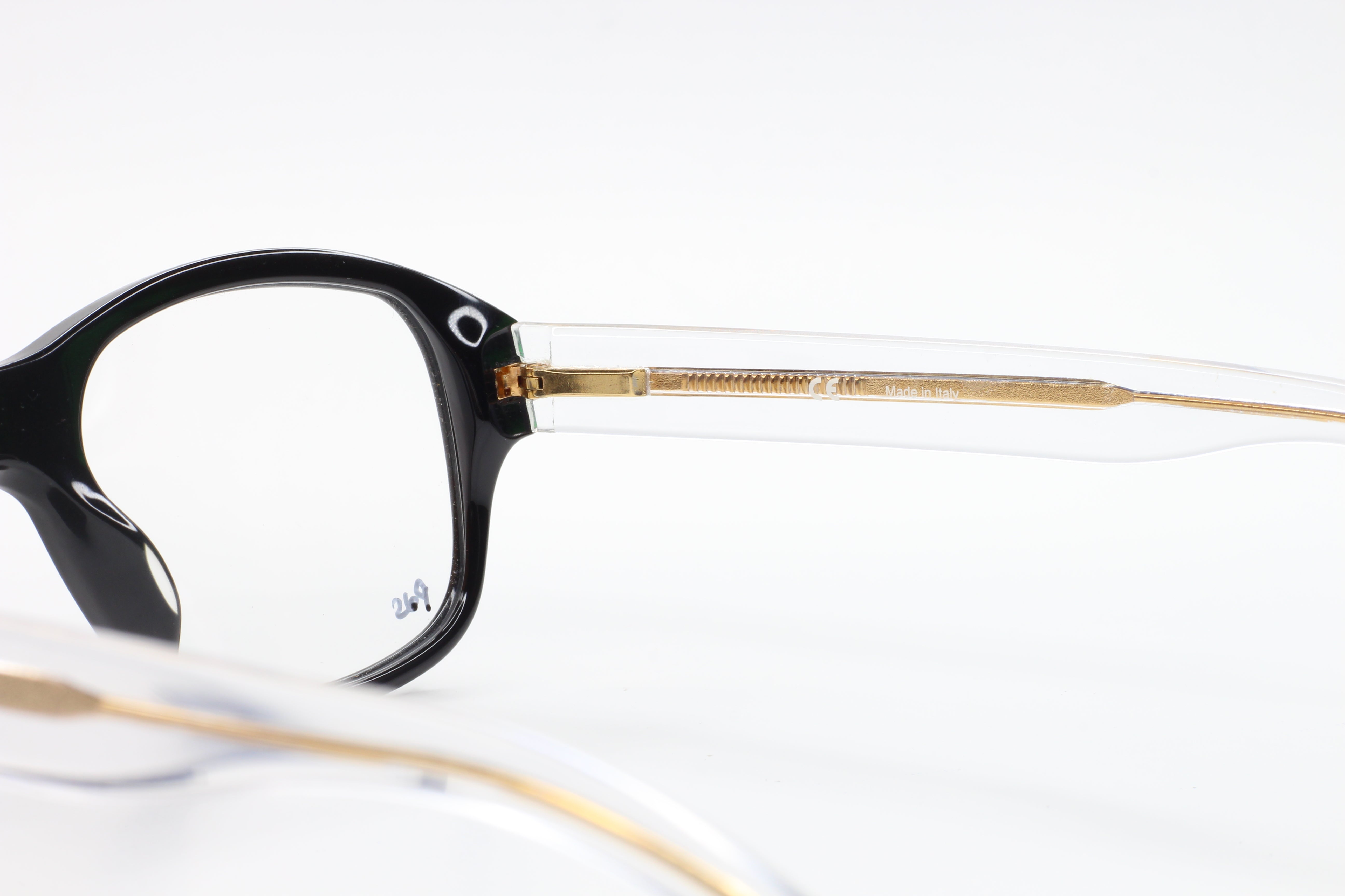 Givenchy VGV747 0700 Black Gold Crystal Designer Eyeglasses