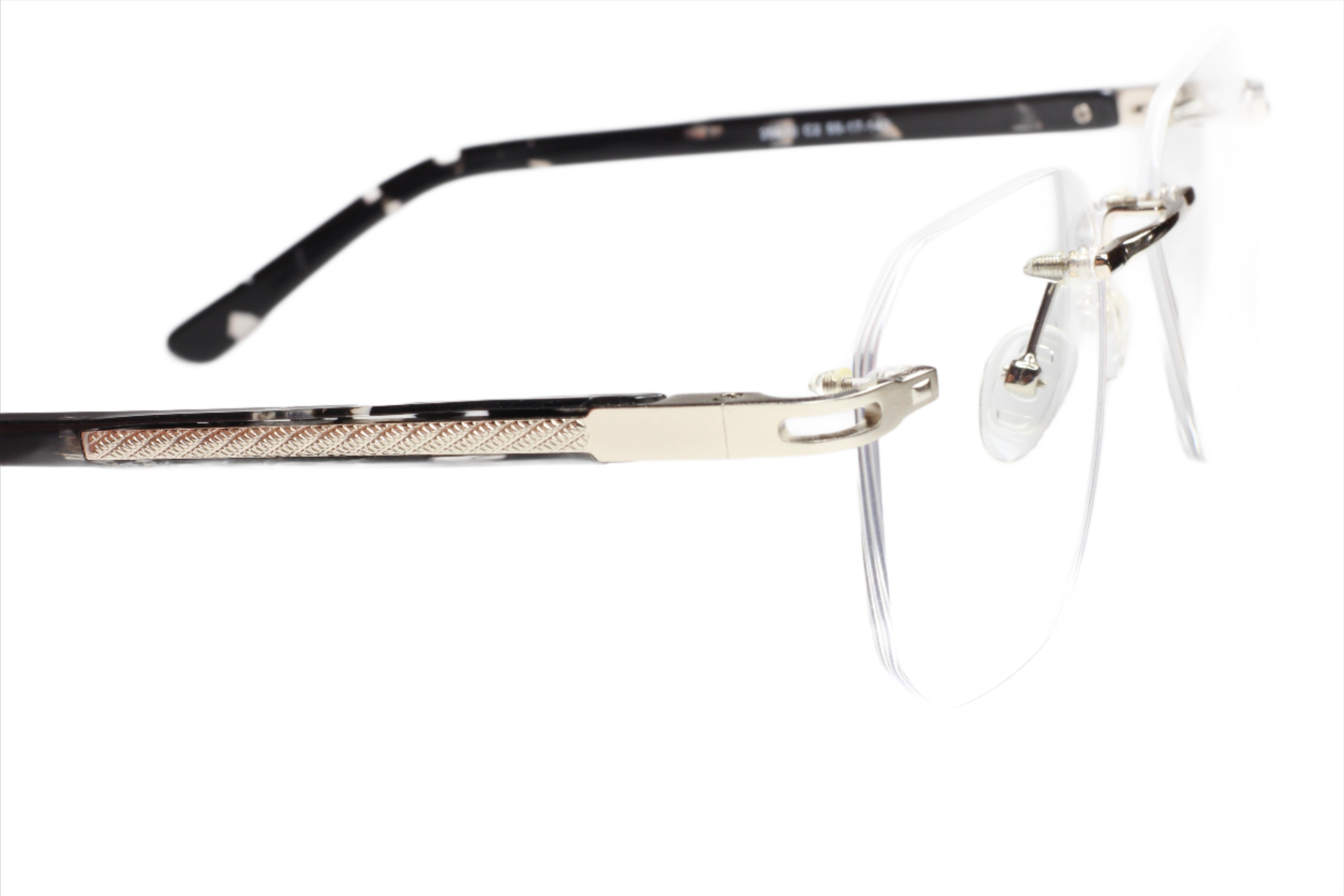 Myriad Eyewear ME25610 Tortoise Gold Rimless Eyeglasses