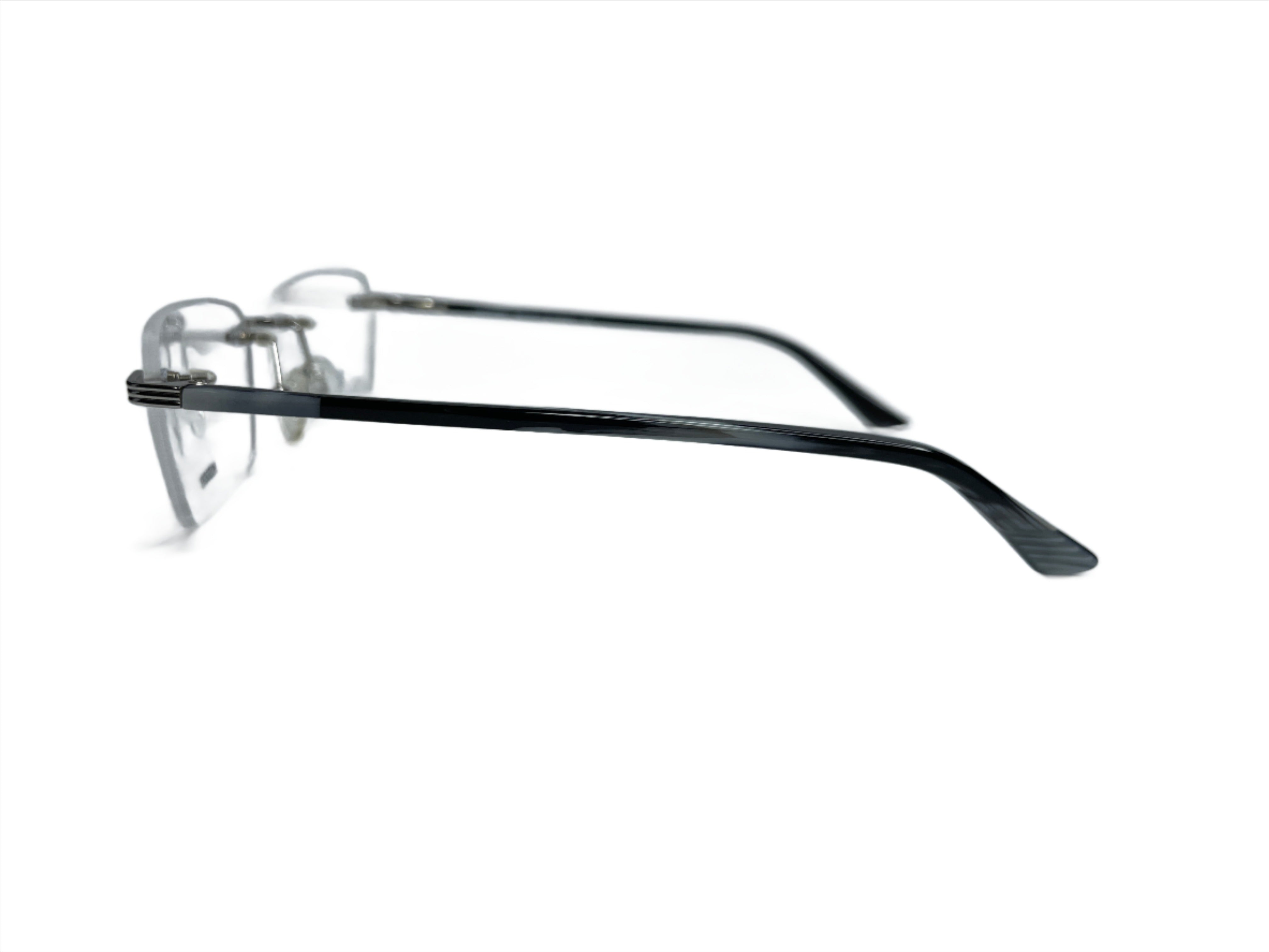 Missoni MI228-01 P71 Silver Square Rimless Fashion Gray Metal Eyeglasses