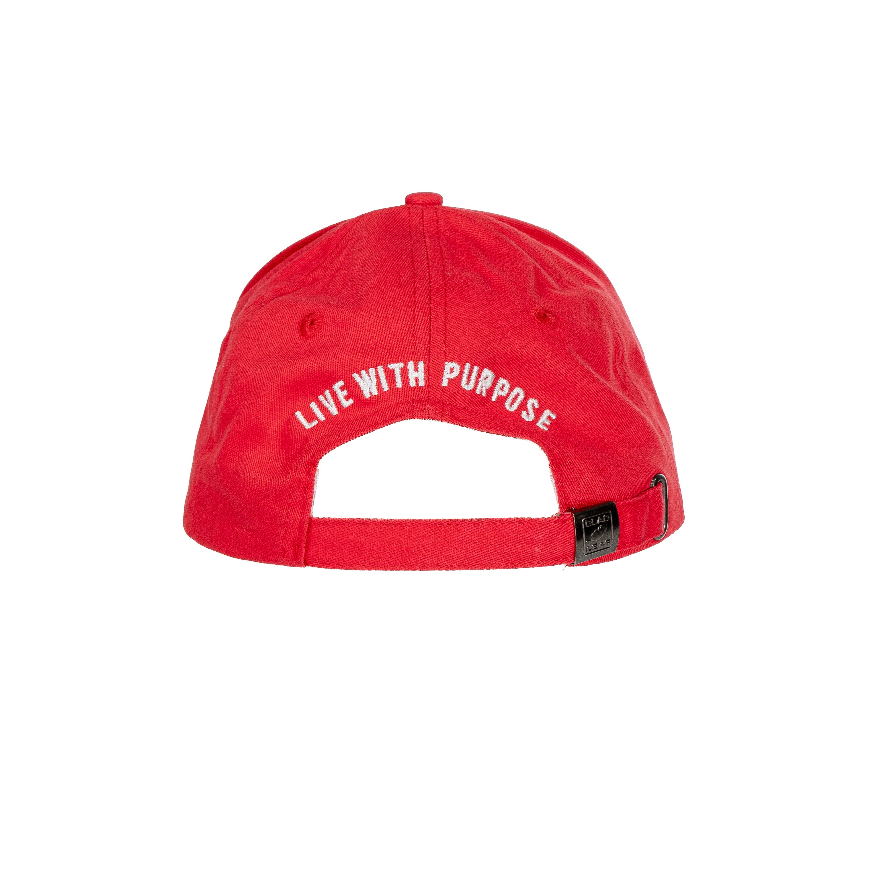 Blac Leaf LWP Logo Trucker Hat Red