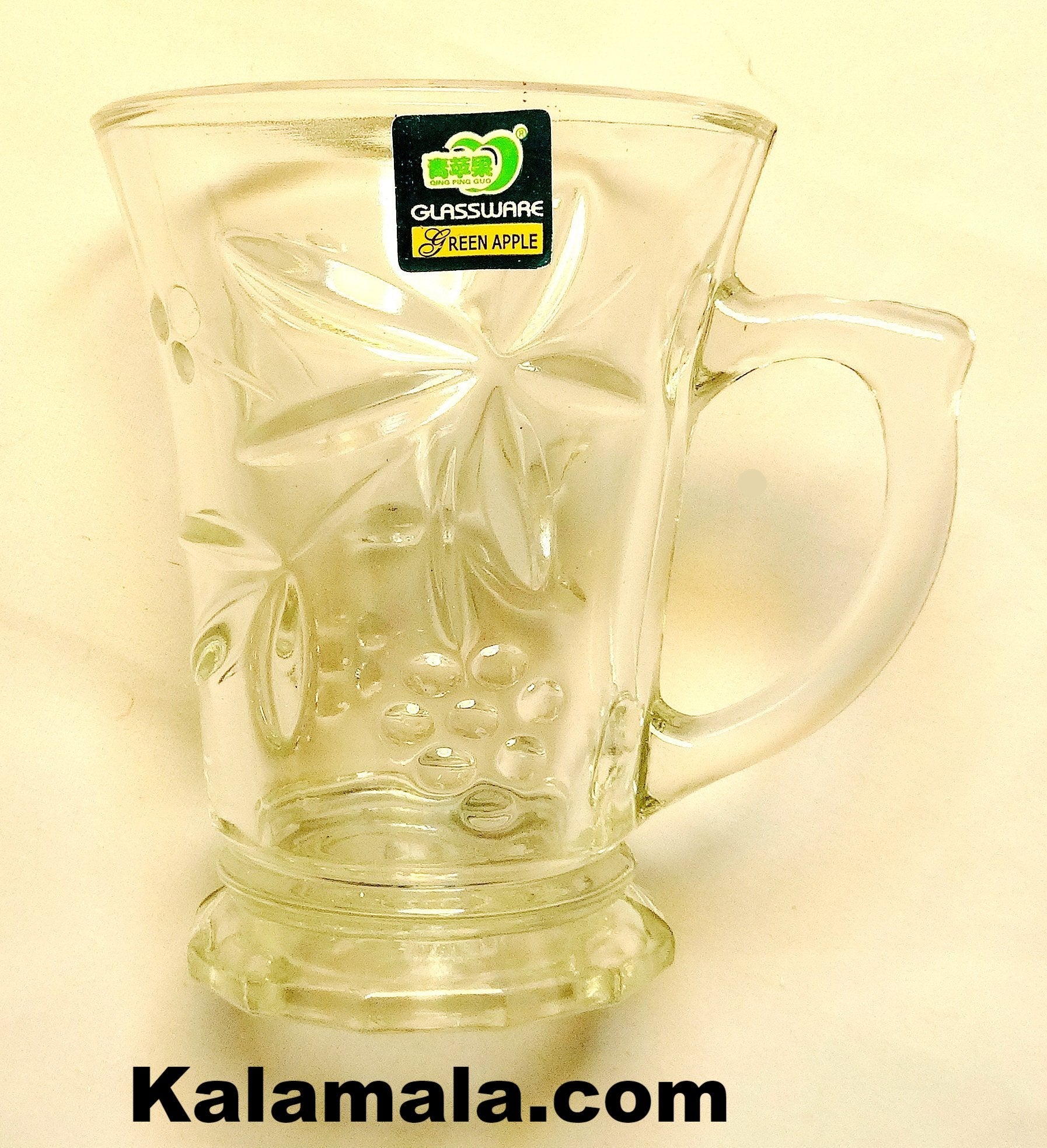 Diamond Cut Formal Tea Glasses - Set - Set of Six (Cup-Estekan-Fenjan)