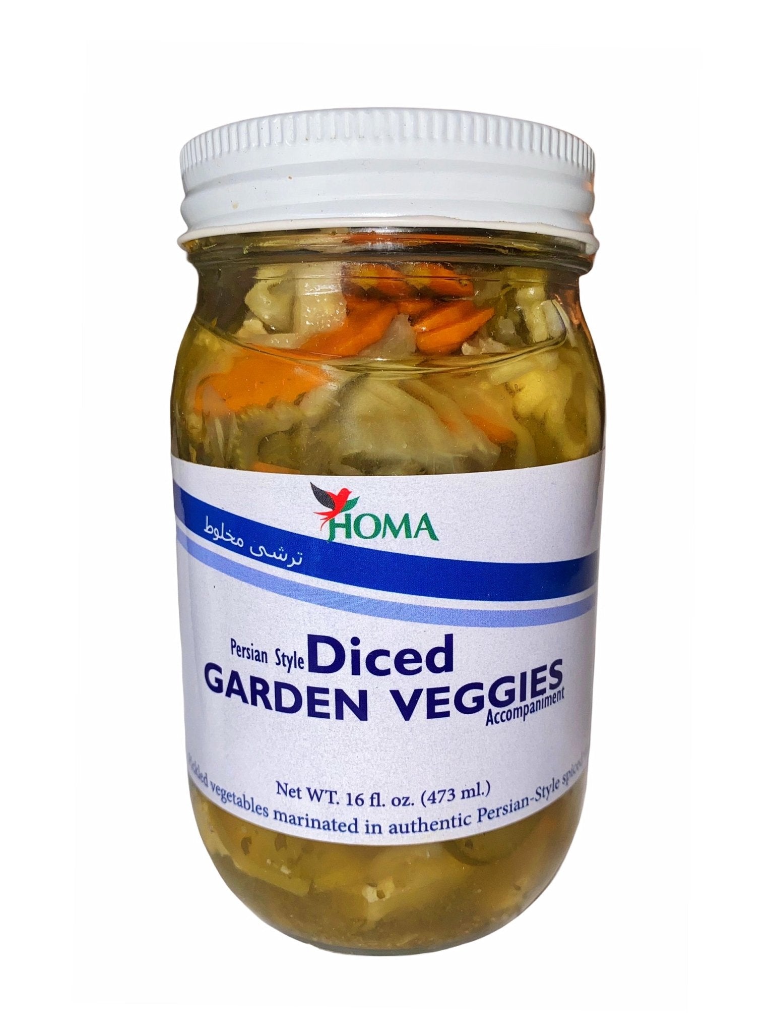Diced Garden Veggies Pickles (Turshi Makhloot, Torshi)