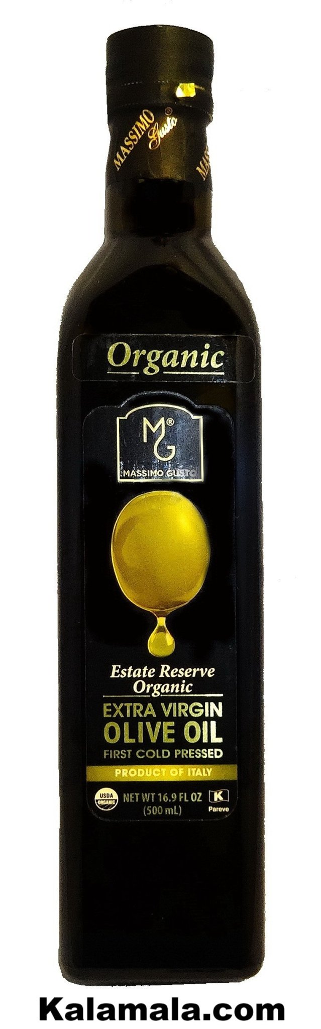 Extra Virgin Organic Olive Oil - 2 Packs (0.5 Liter Each) - Organic, Extra Virgin