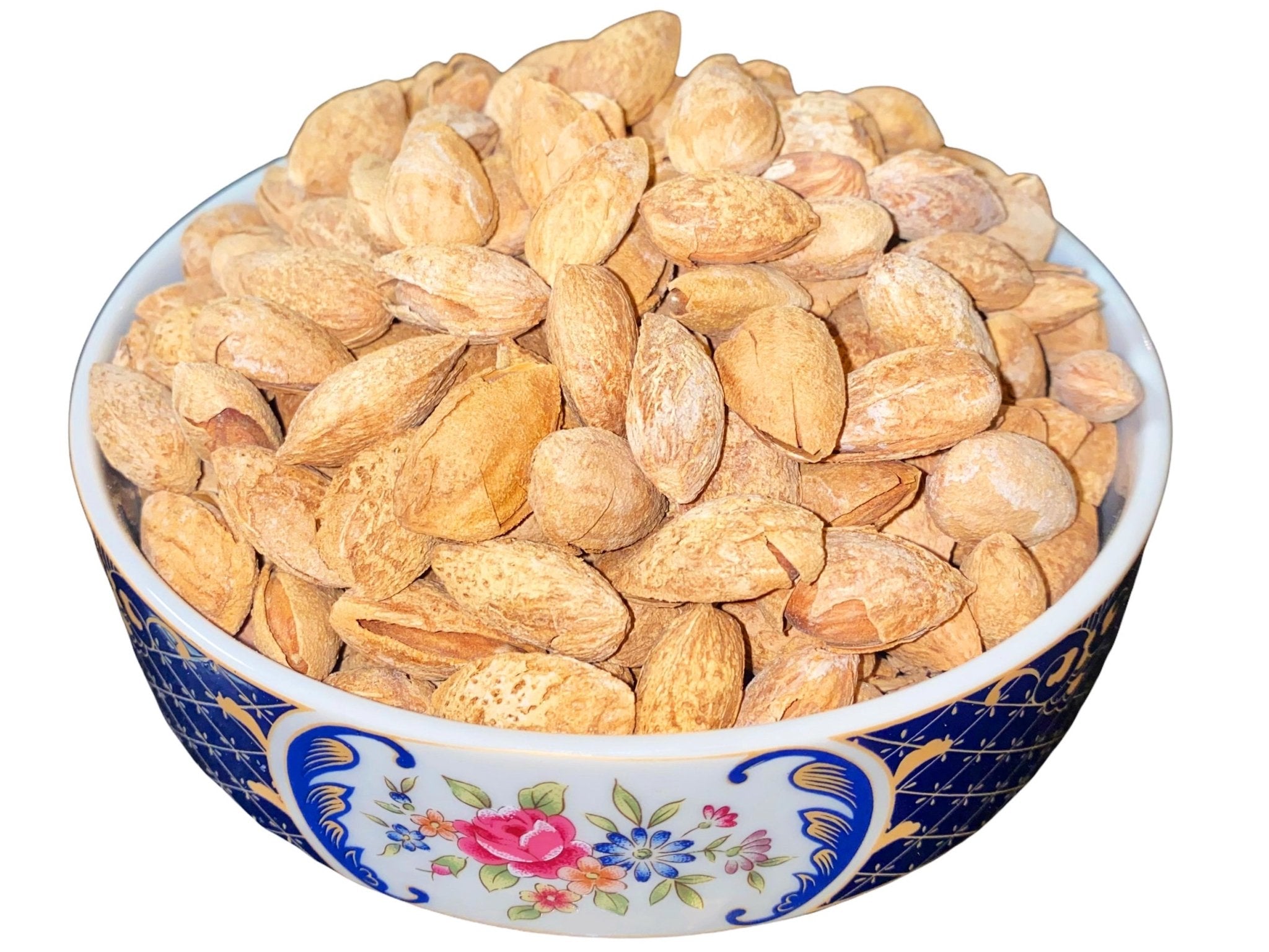 Roasted/Salted Almond In Shell - 1 Pound (Badam Shoor Ba Poost, Badoom)