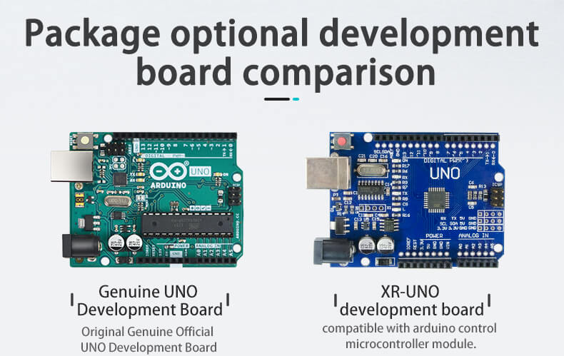 Optional genuine UNO R3 main board and XR-UNO board